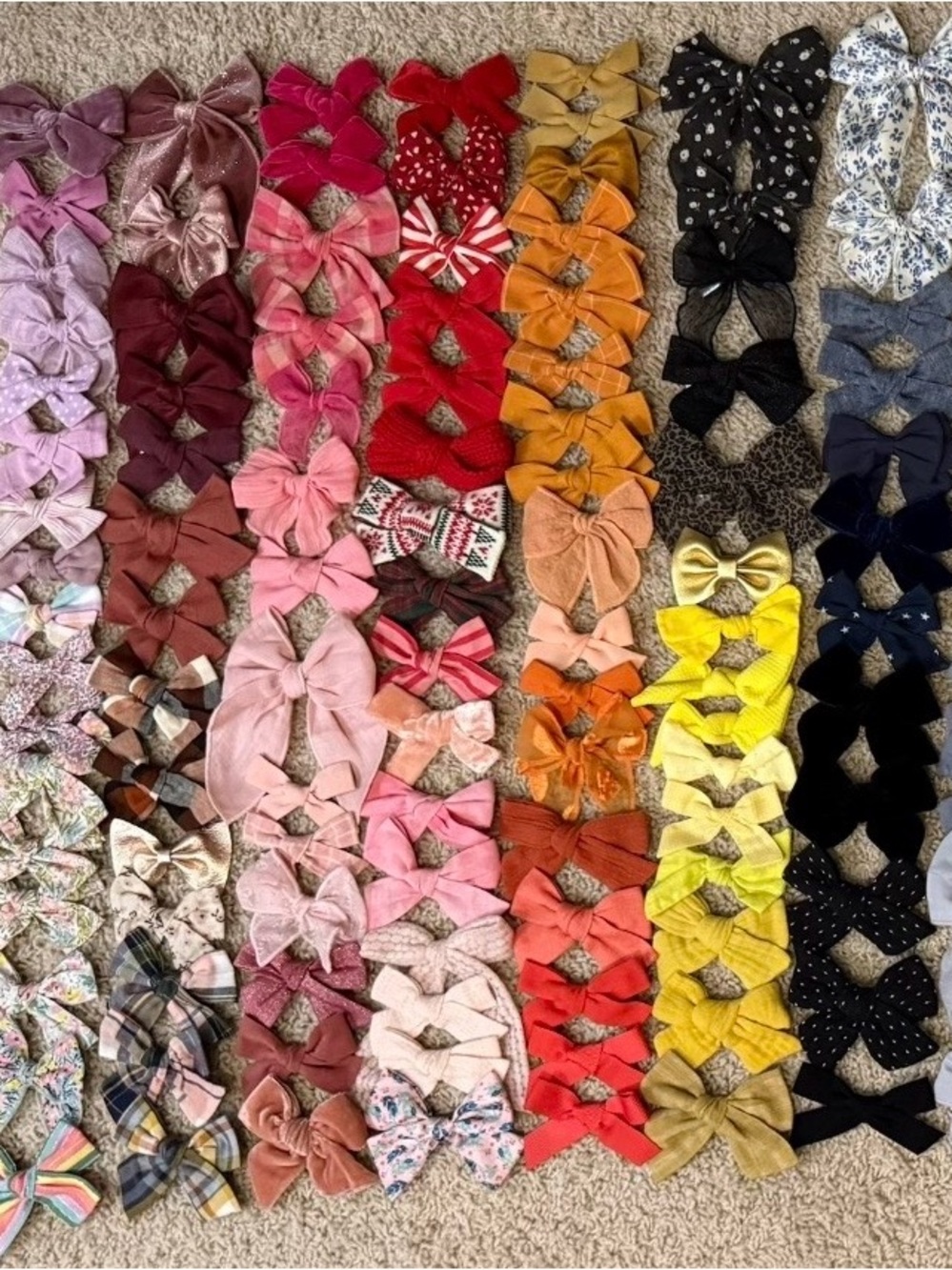 The Poppy Co Kids Bow Clip Set - Assorted Colors